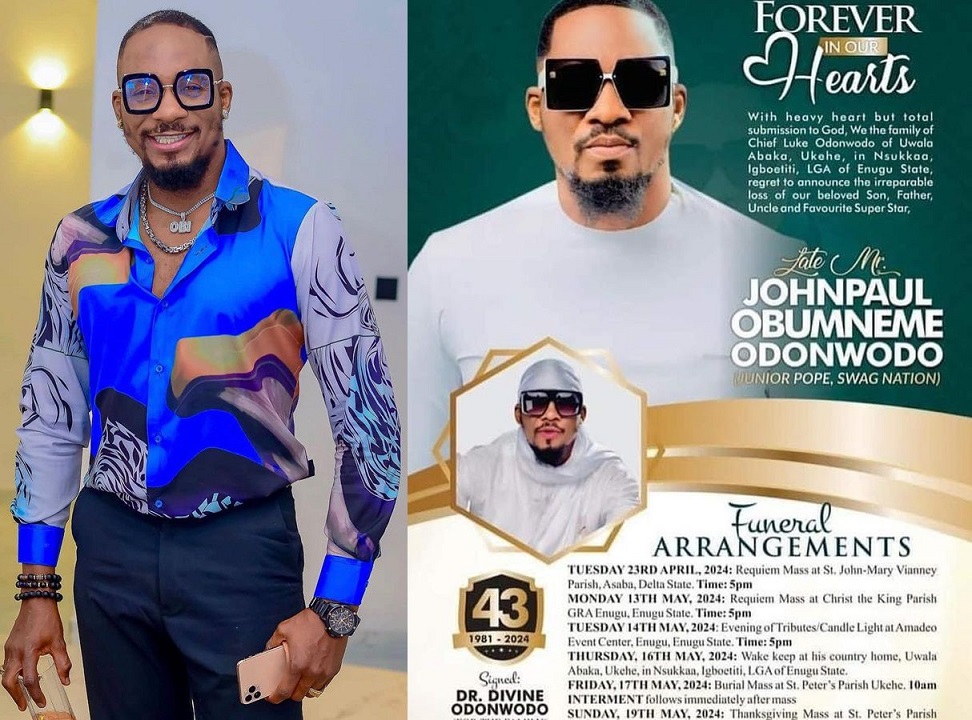 Sending a Final Farewell: Late Actor Junior Pope's Funeral Arrangements Announced