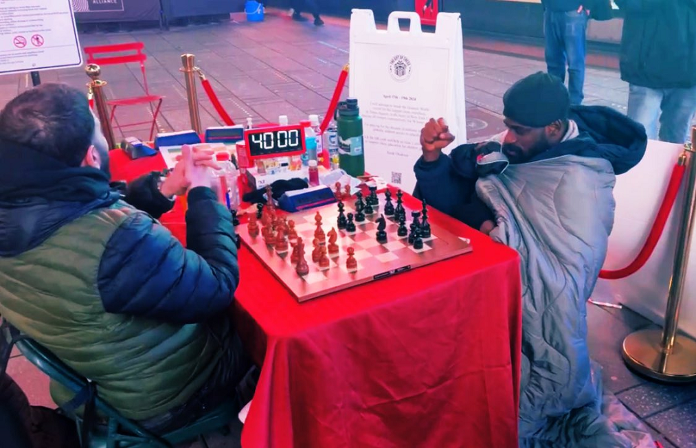 Tunde Onakoya Pushing Through: 40 Hours into GWR Chess Marathon! Tunde Onakoya Pushing Through: 40 Hours into GWR Chess Marathon!