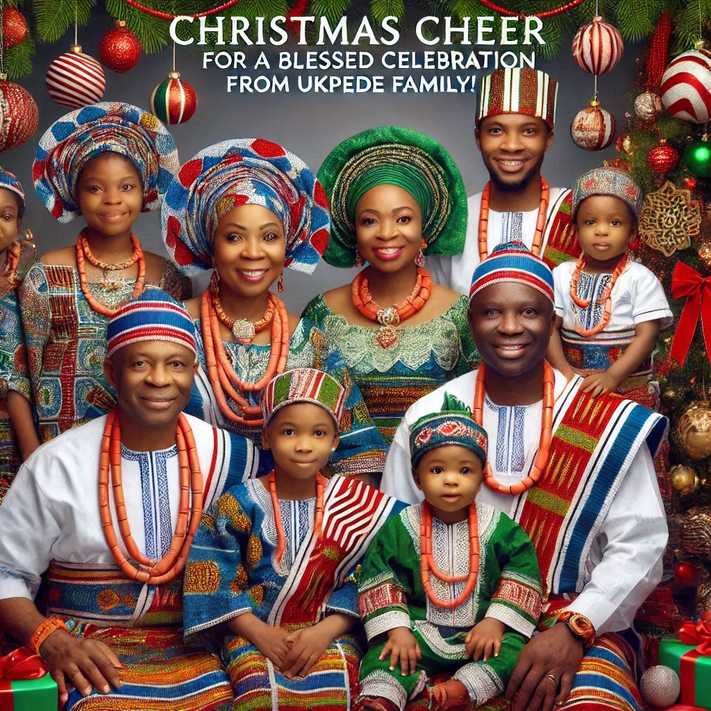 AI-Generated Family Christmas Greeting Card Prompt13 5