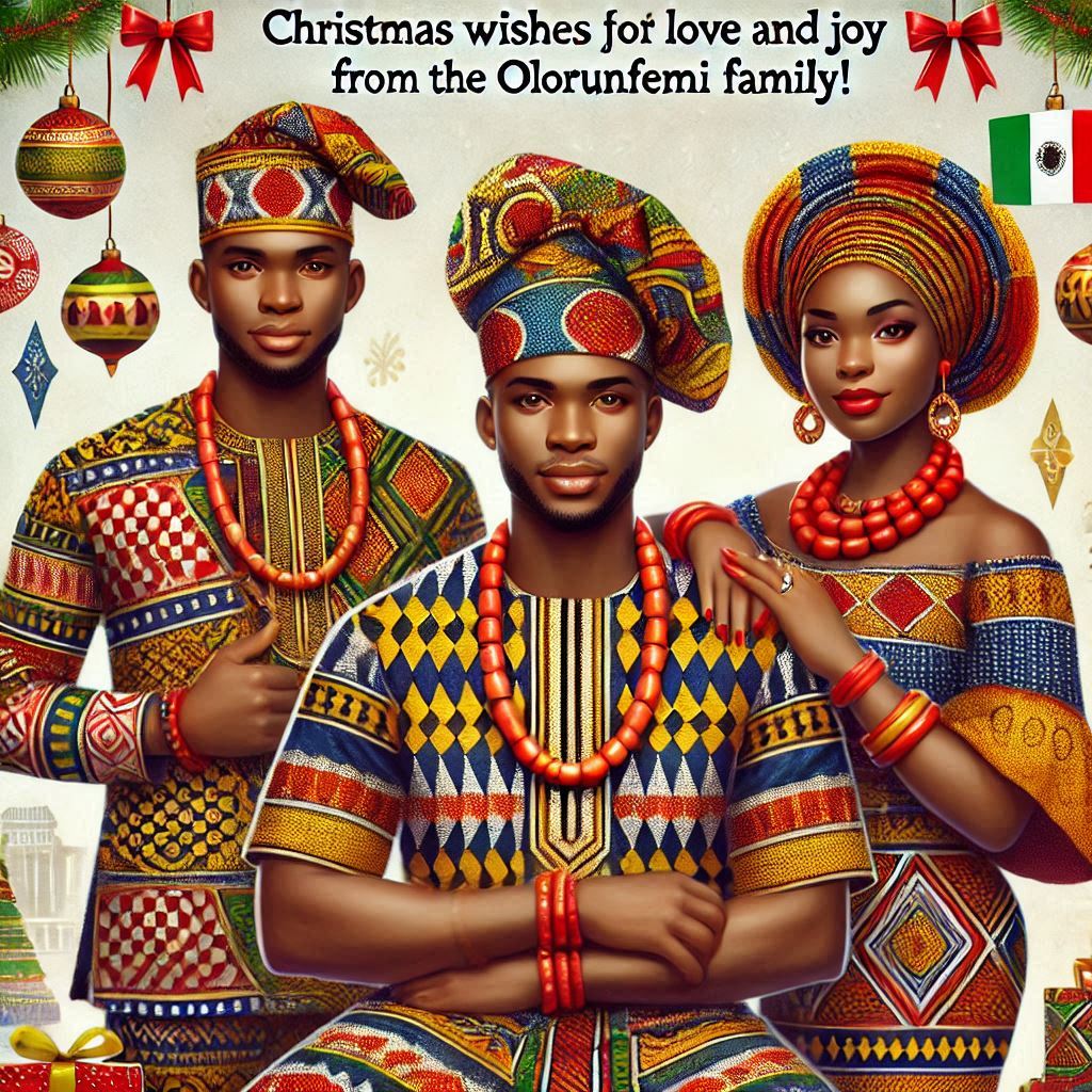 AI-Generated Family Christmas Greeting Card Prompt15 2