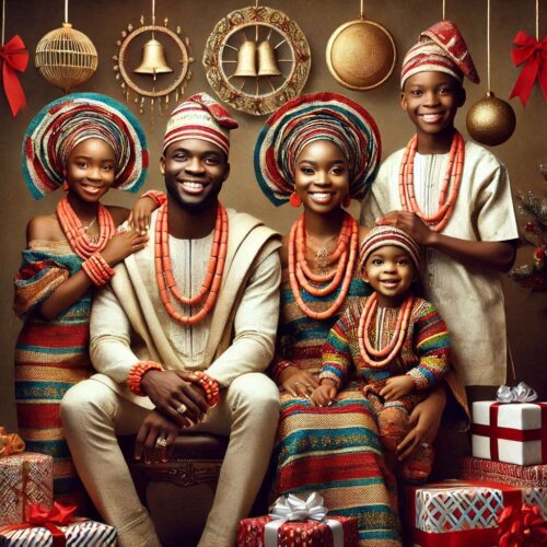 AI-Generated Family Christmas Greeting Card Prompt16 2