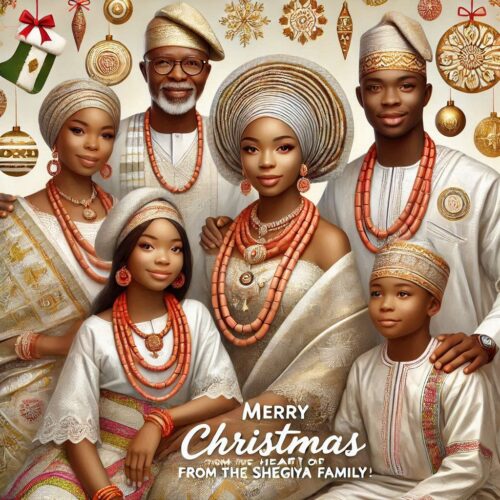 AI-Generated Family Christmas Greeting Card Prompt16 4