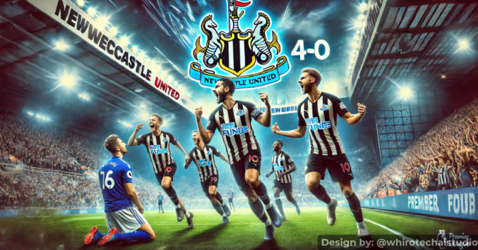 Newcastle United Thrashes Leicester City 4-0. Premier League Highlights, Live Scores & Match Report (Matchweek 16)