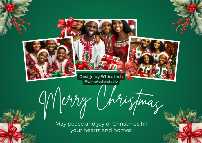 Free Family Christmas Greeting Card Designs