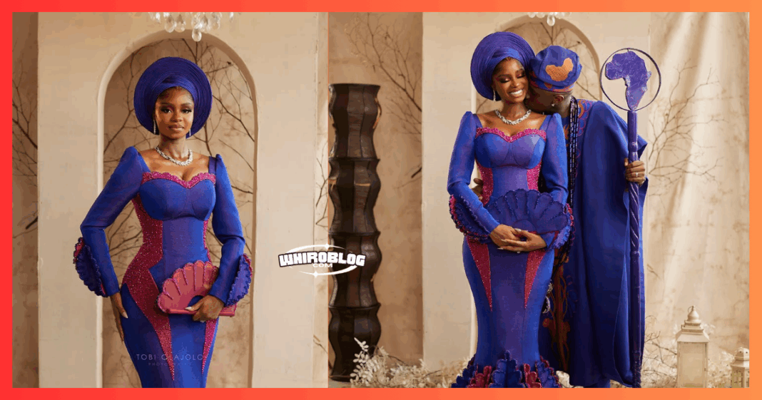 JP 2025: Priscilla Ojo & Juma Jux Break the Internet With Stunning Purple Wedding Look – You’ve Never Seen Tradition This Glamorous!