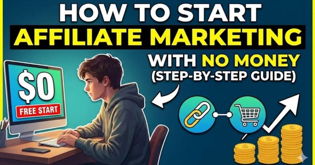 How Do Beginners Start Affiliate Marketing With No Money?