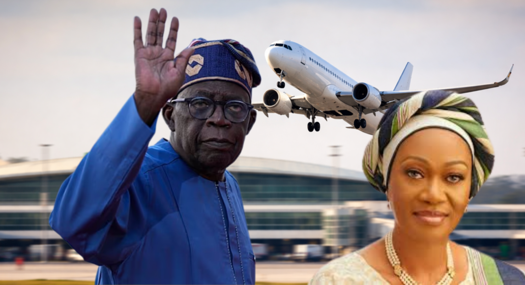 President Tinubu arriving in the UK for historic state visit at Windsor Castle
